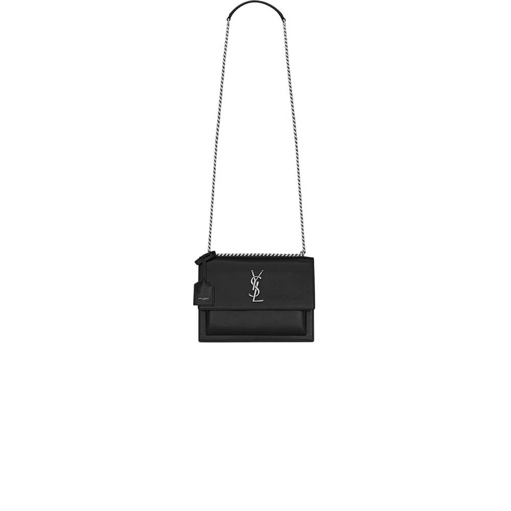 YSL sunset medium leather shoulder bag