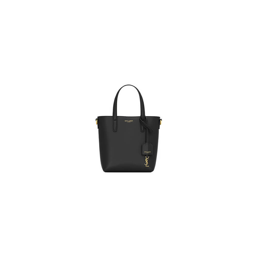 MINI TOY SHOPPING SAINT LAURENT IN BOX LEATHER
