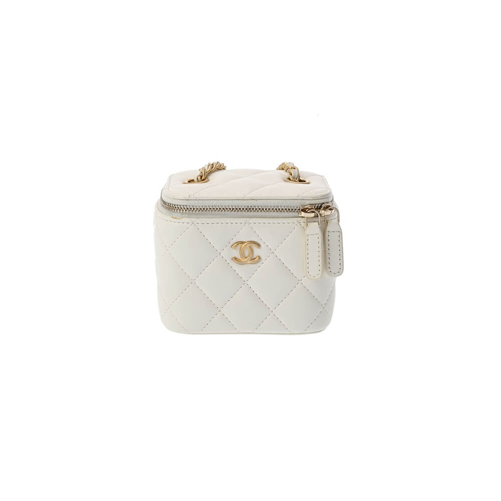Ch*el chain cosmetic bag