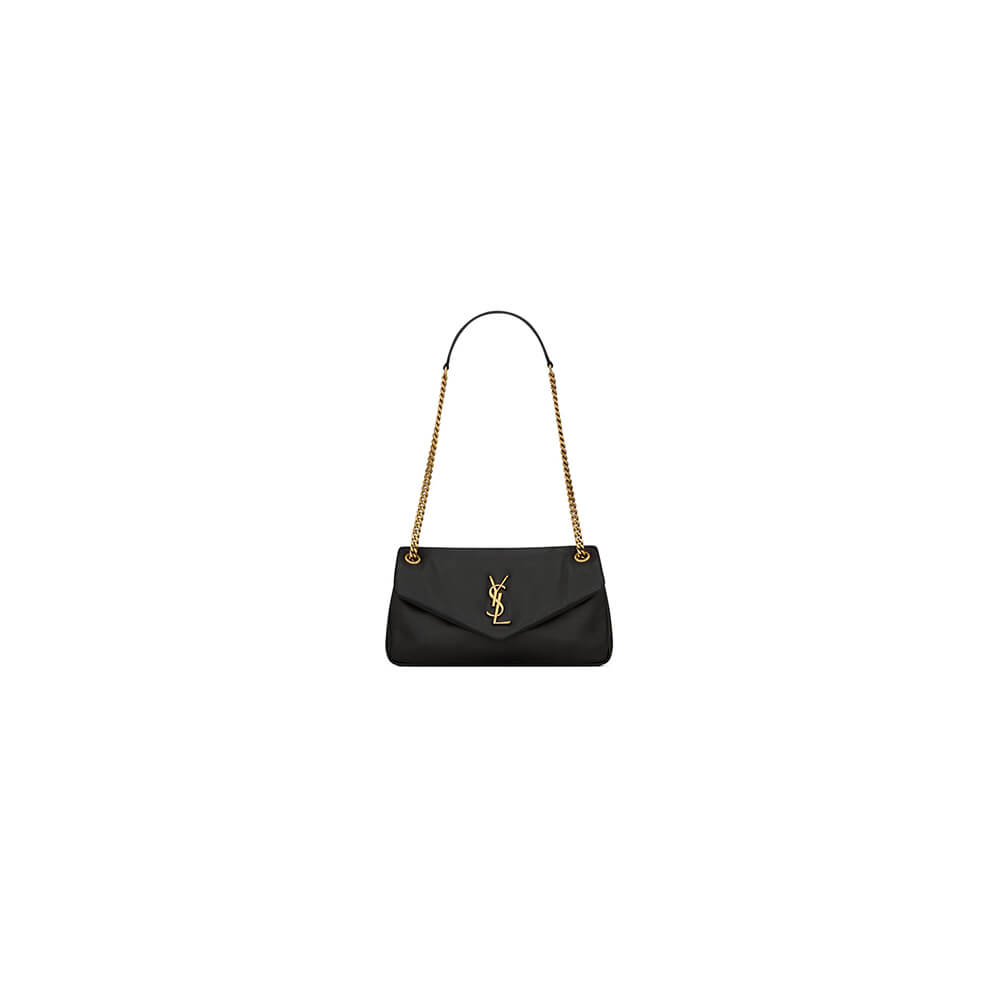 YSL CALYPSO small in plunged lambskin