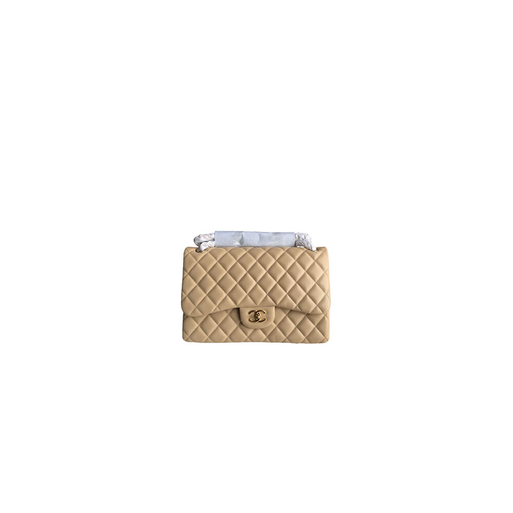 Ch*el large classic handbag(high-end grade)