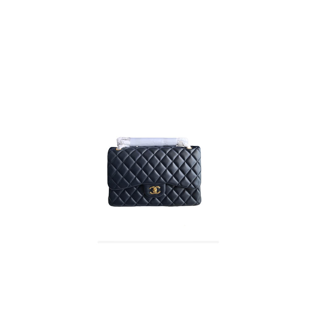 Ch*el large classic handbag(high-end grade)
