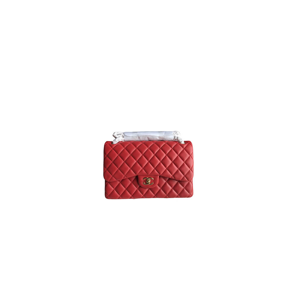 Ch*el large classic handbag(high-end grade)