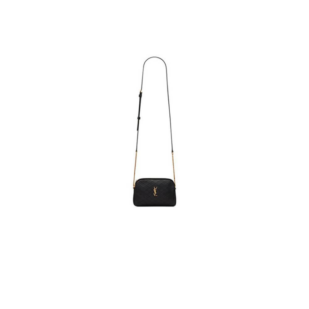 YSL Gaby zipped pouch in quilted lambskin