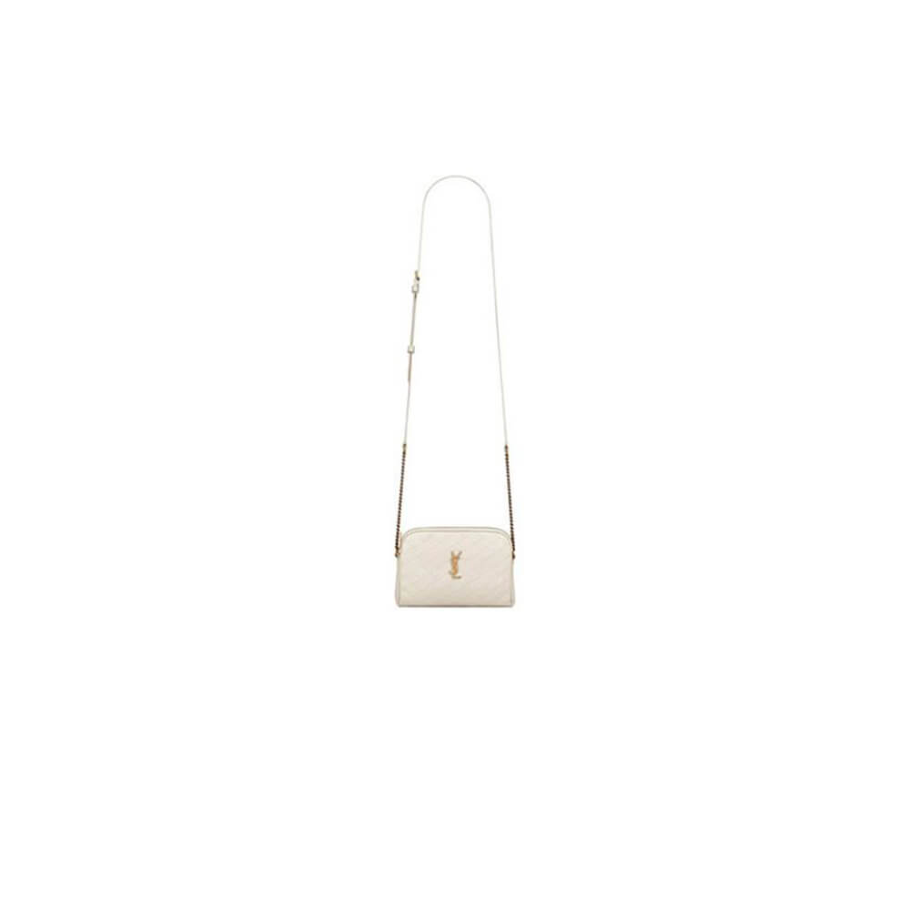 YSL Gaby zipped pouch in quilted lambskin
