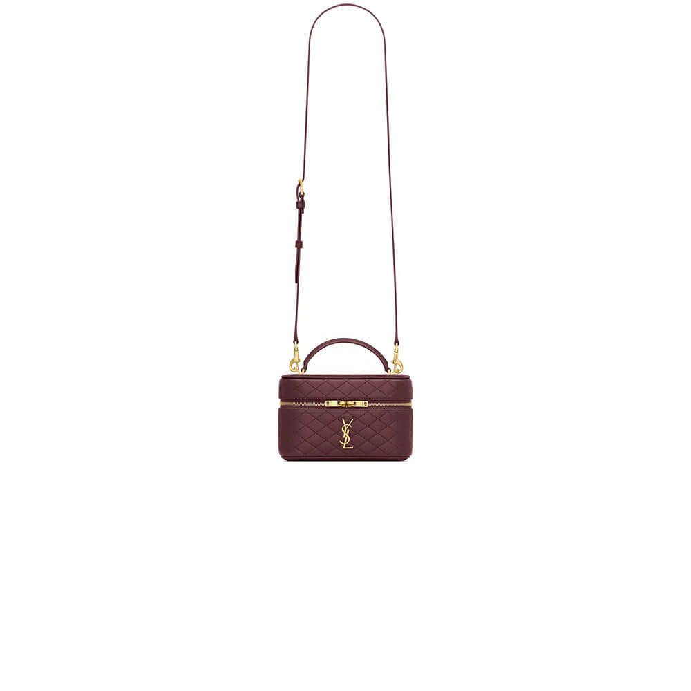 YSL GABY lambskin cosmetic bag