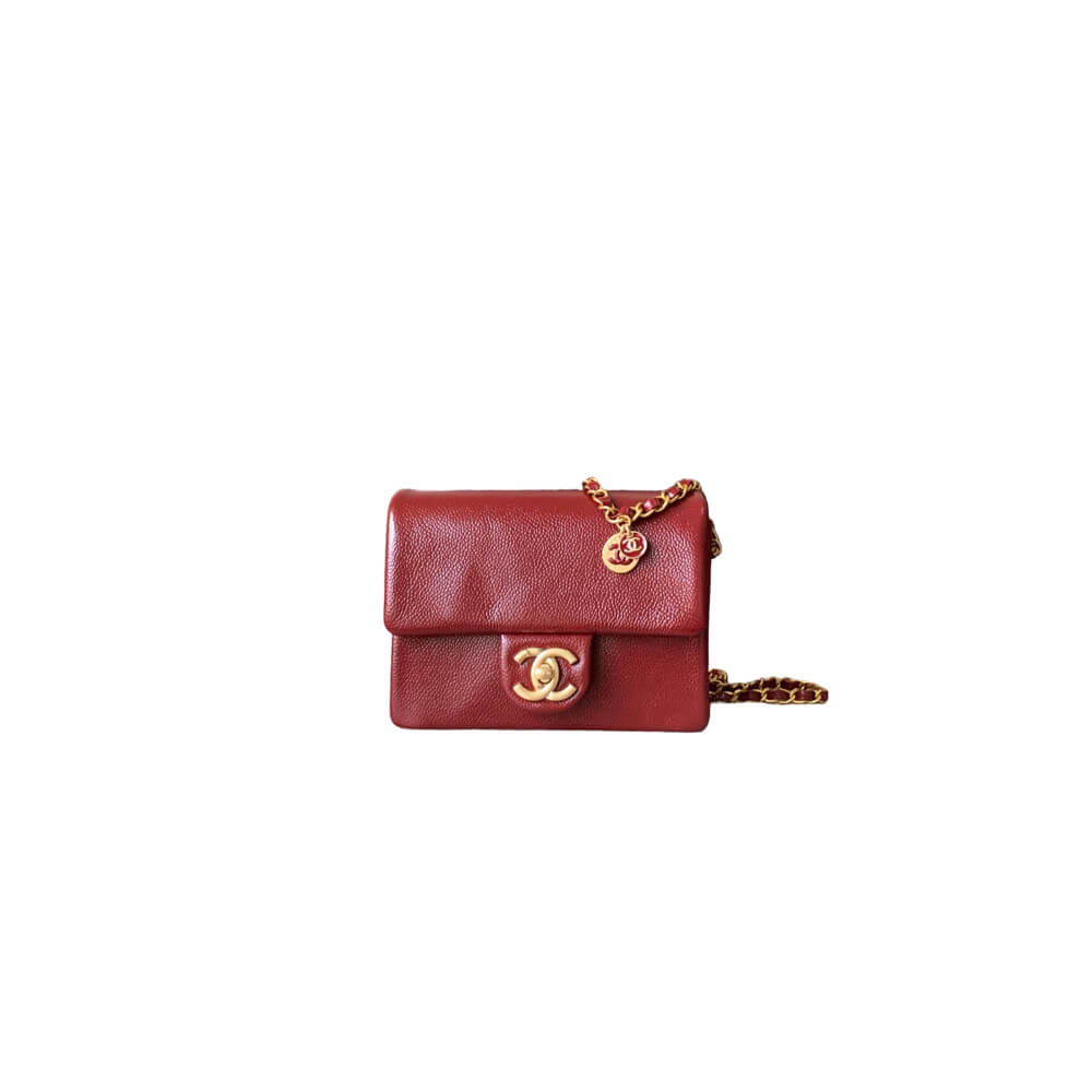 Ch*el mini flap bag(high-end grade)