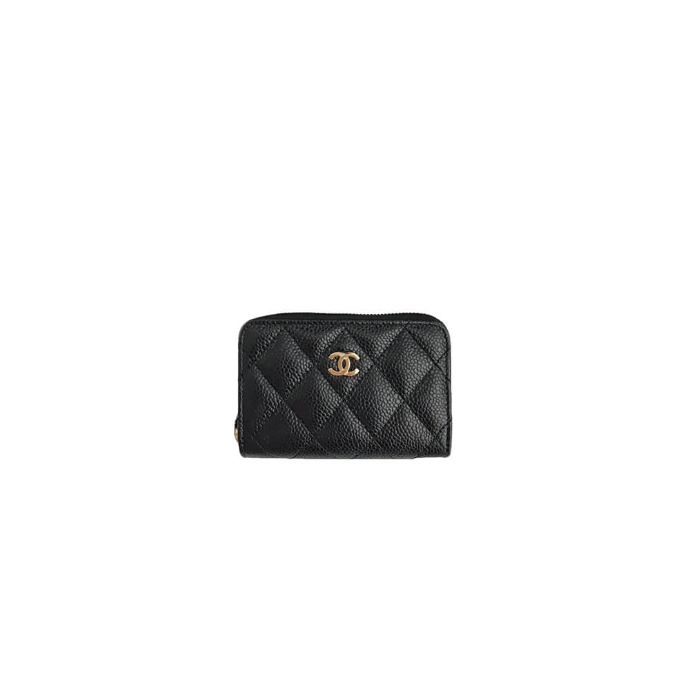 Ch*el classic zipper coin wallet