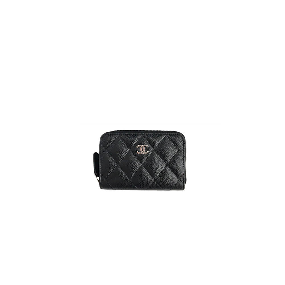 Ch*el classic zipper coin wallet