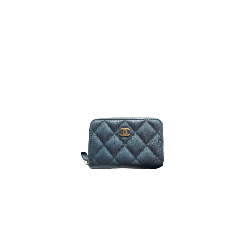 Ch*el classic zipper coin wallet