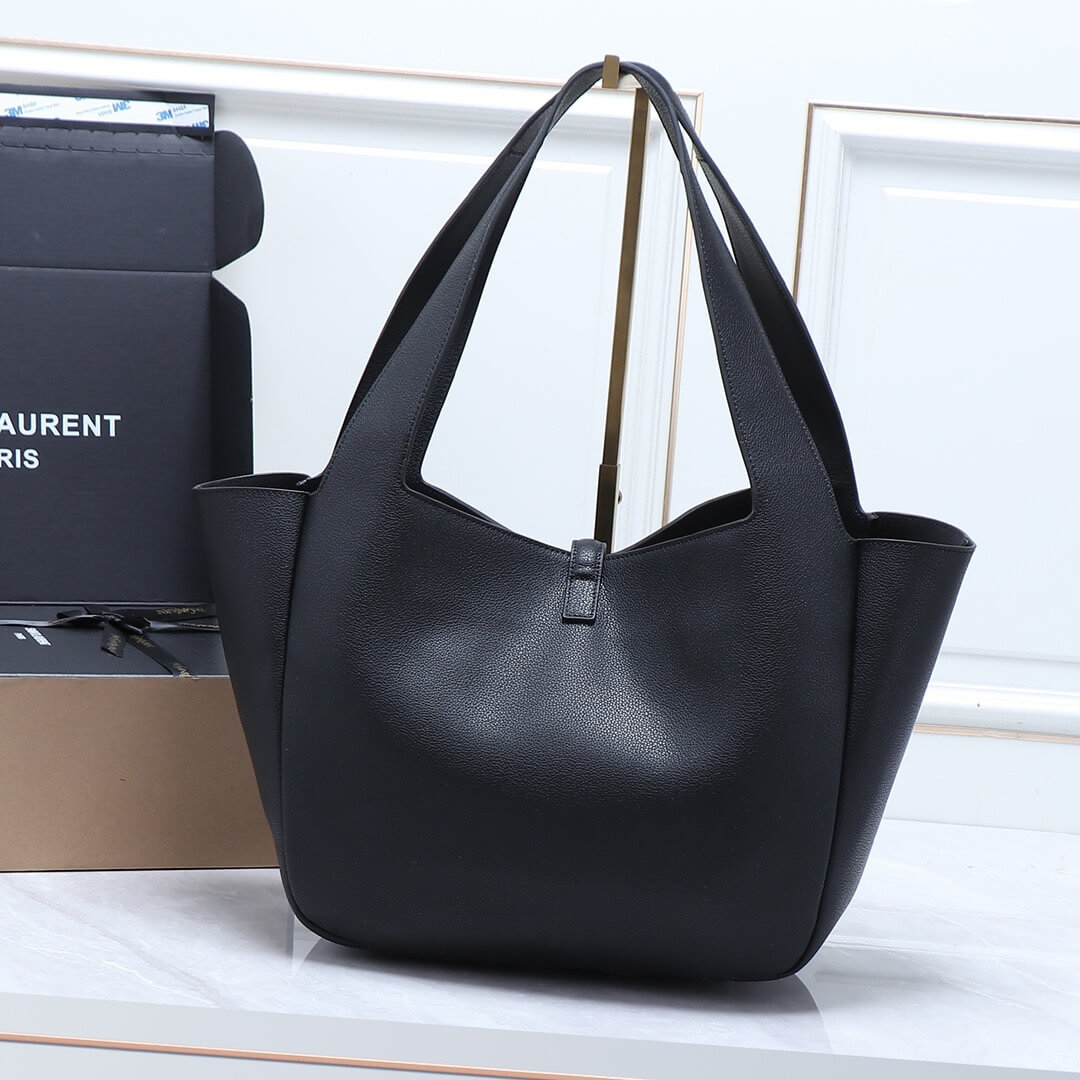 YSL LE 5 A 7 BEA IN GRAINED LEATHER