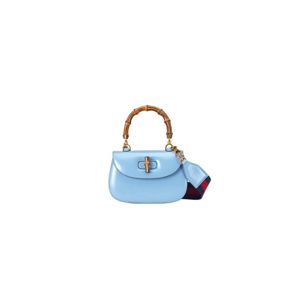 G*u*i bamboo 1947 jumbo gg small top handle bag