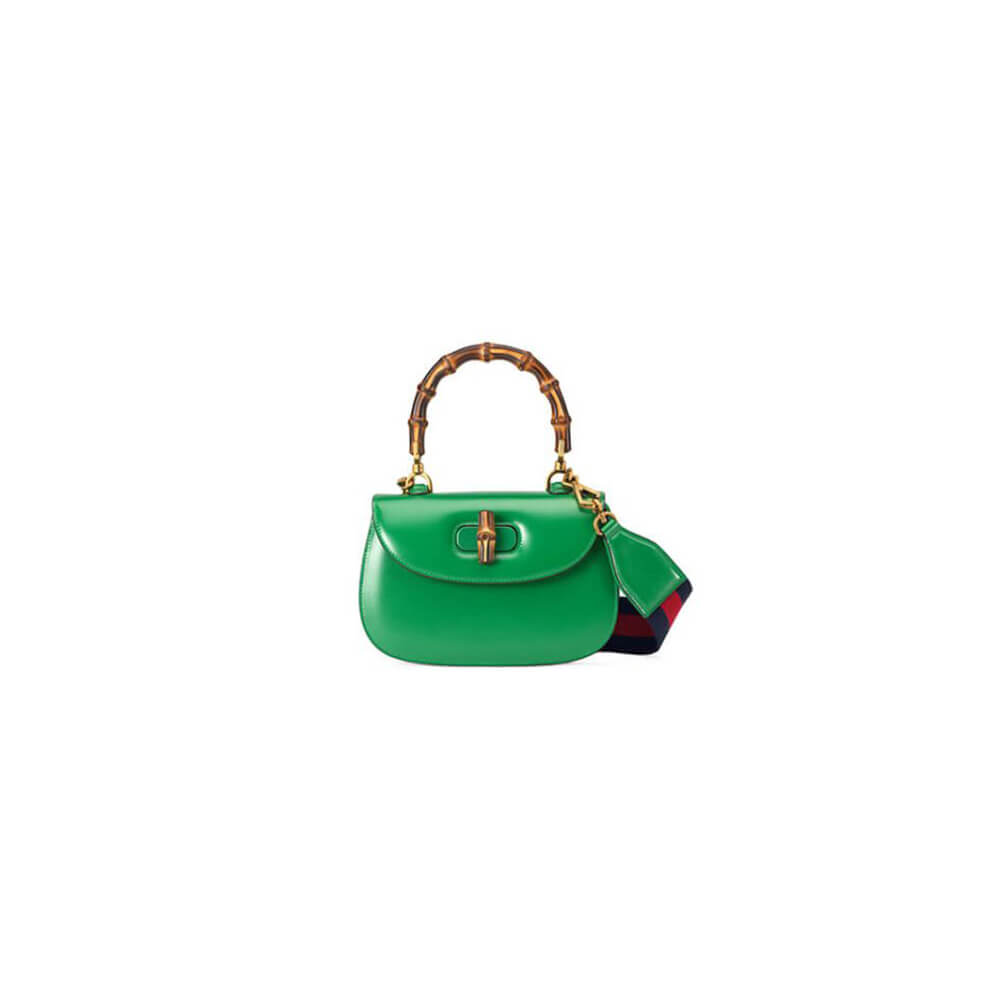 G*u*i bamboo 1947 jumbo gg small top handle bag