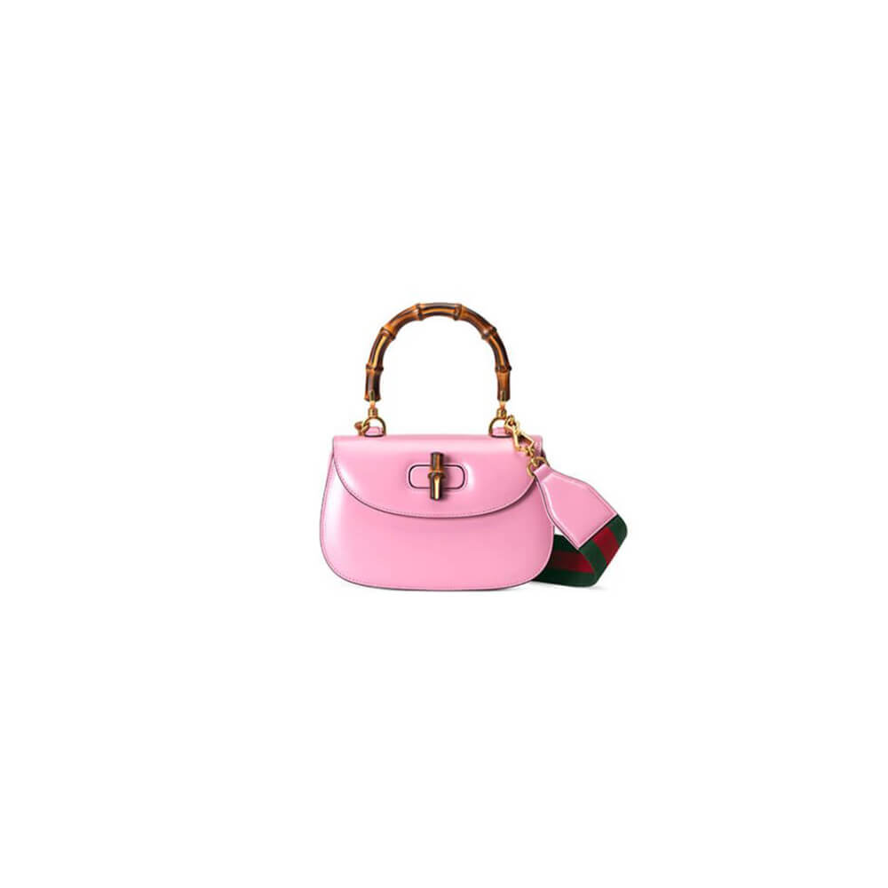 G*u*i bamboo 1947 jumbo gg small top handle bag