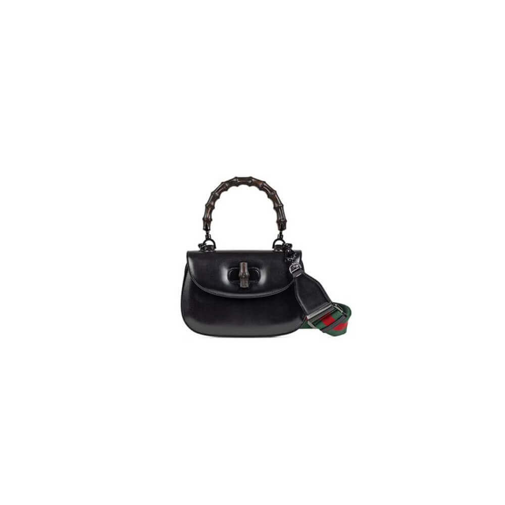 G*u*i bamboo 1947 jumbo gg small top handle bag