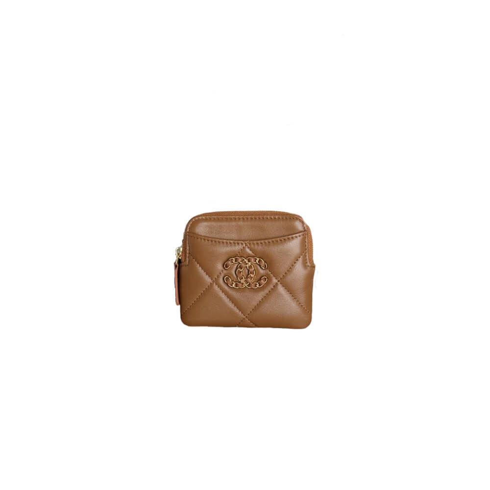 Ch*el 19 zipped coin purse