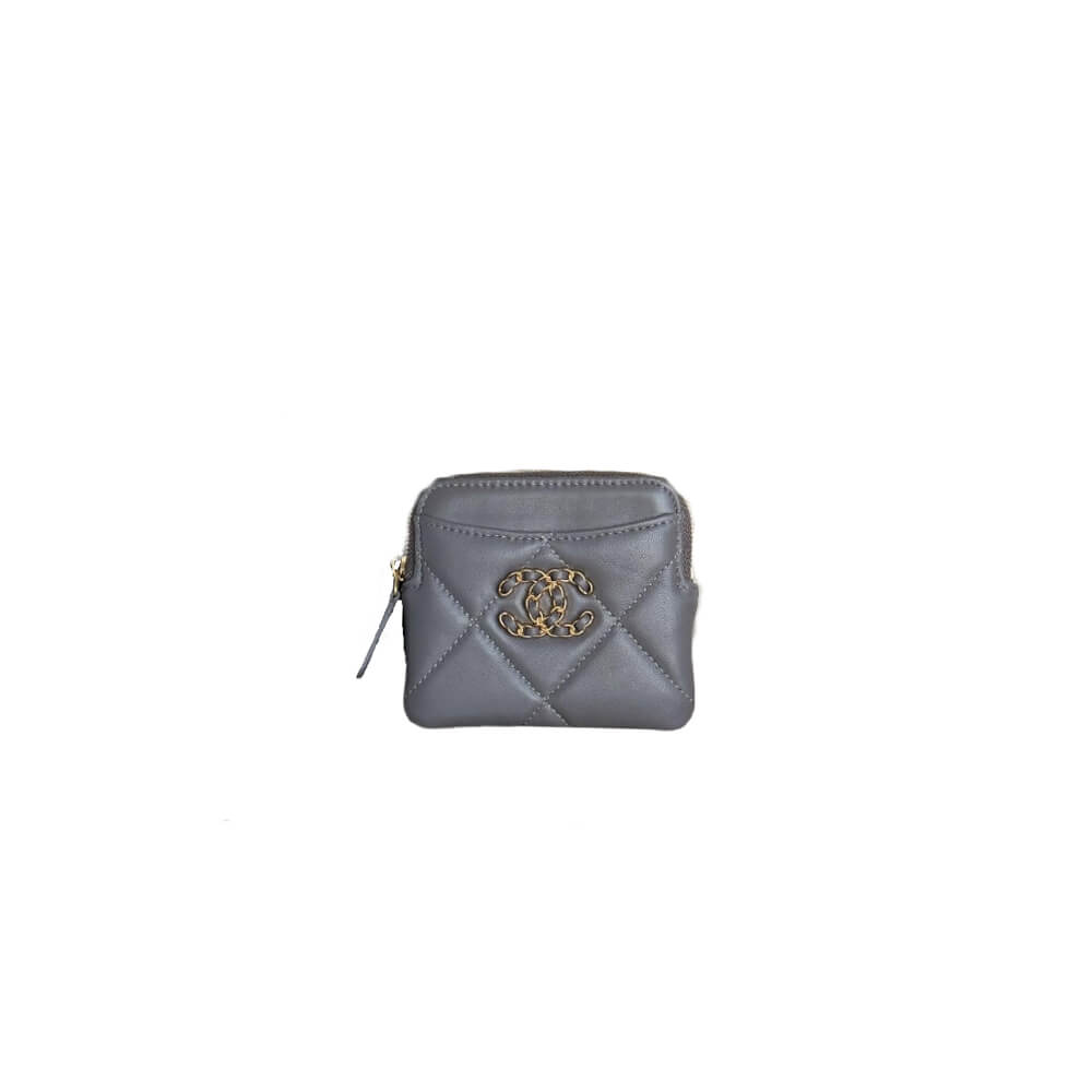Ch*el 19 zipped coin purse