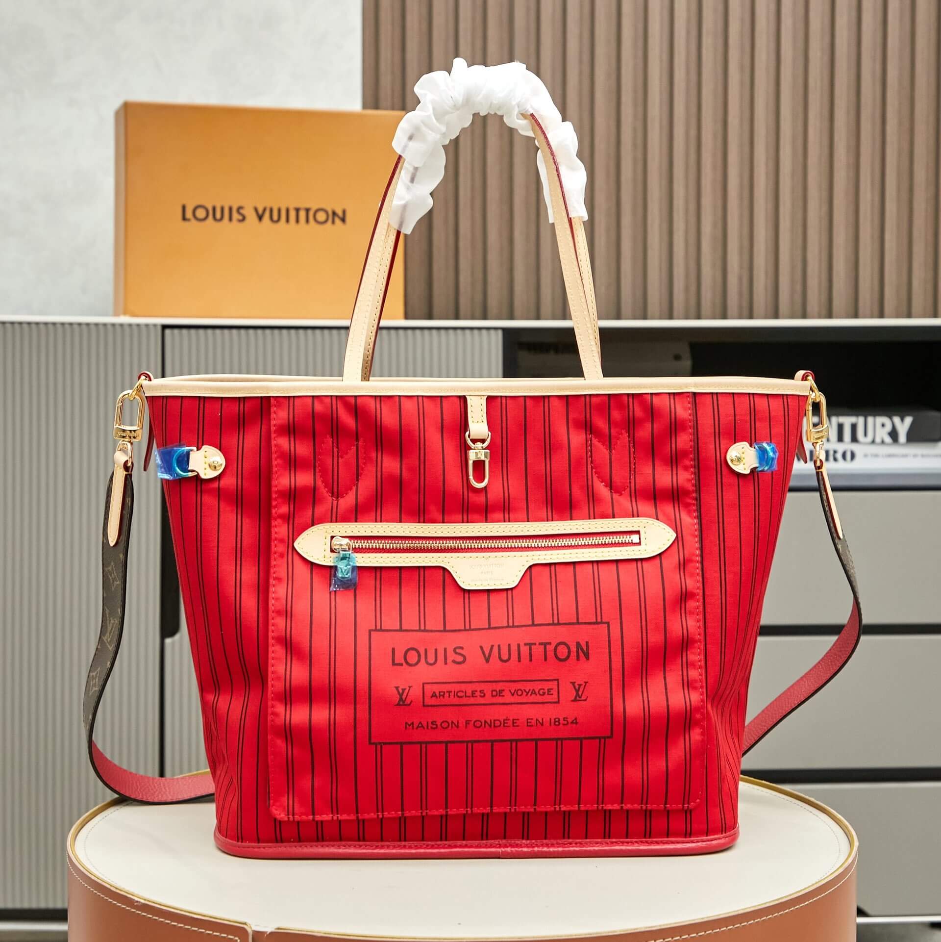 LV Neverfull Bandoulière Inside Out MM