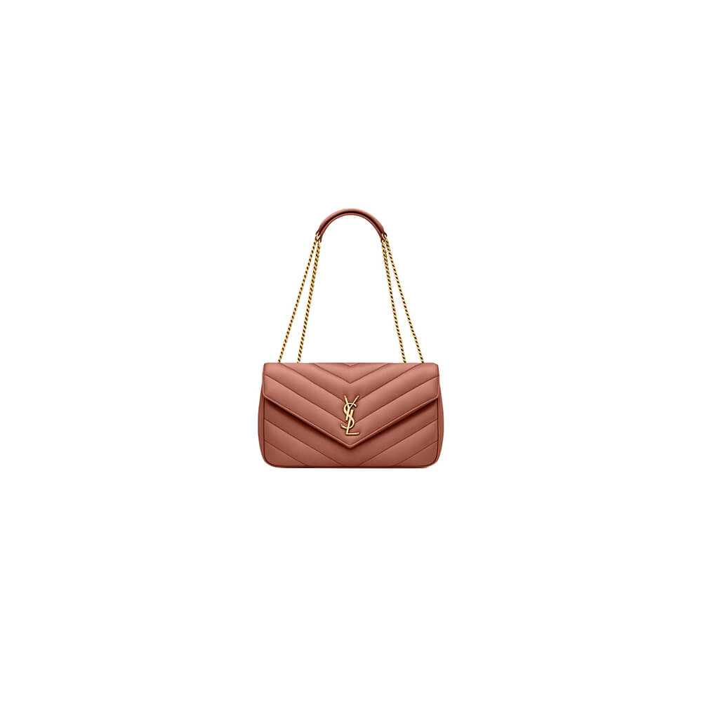 YSL LOULOU medium in MATELASSÉ lambskin